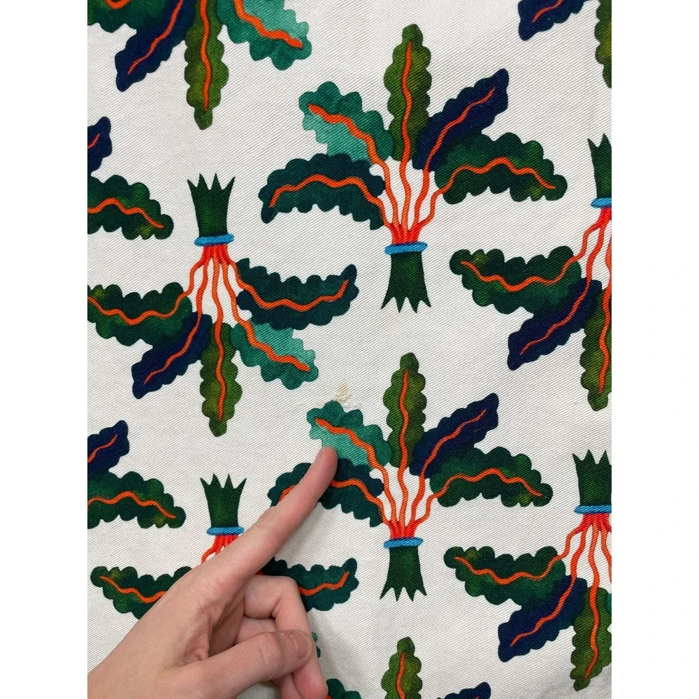 La DoubleJ Apron Green Orange White One Size Floral DoubleJ Read
